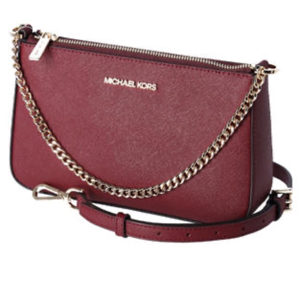 Michael Kors Burgundy Shoulder Bag